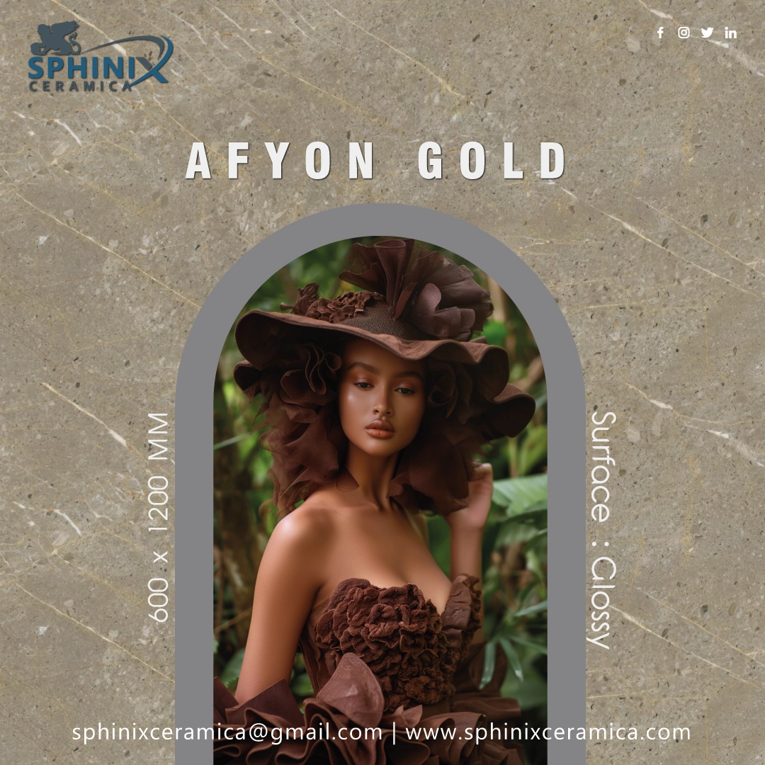 Afyon Gold 600 x 1200mm Tiles